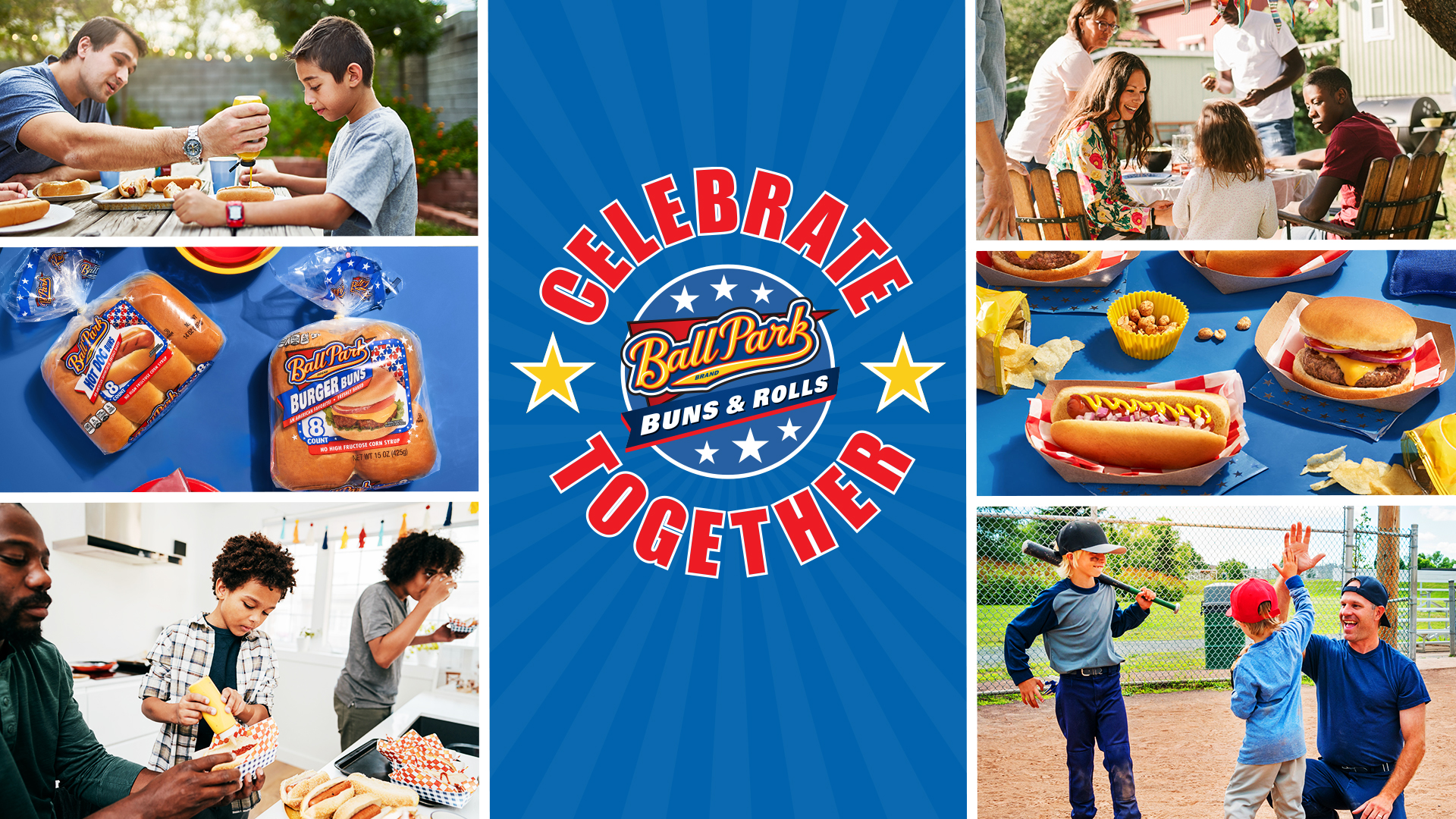 Celebrate Ball Park Buns &amp; Rolls Together